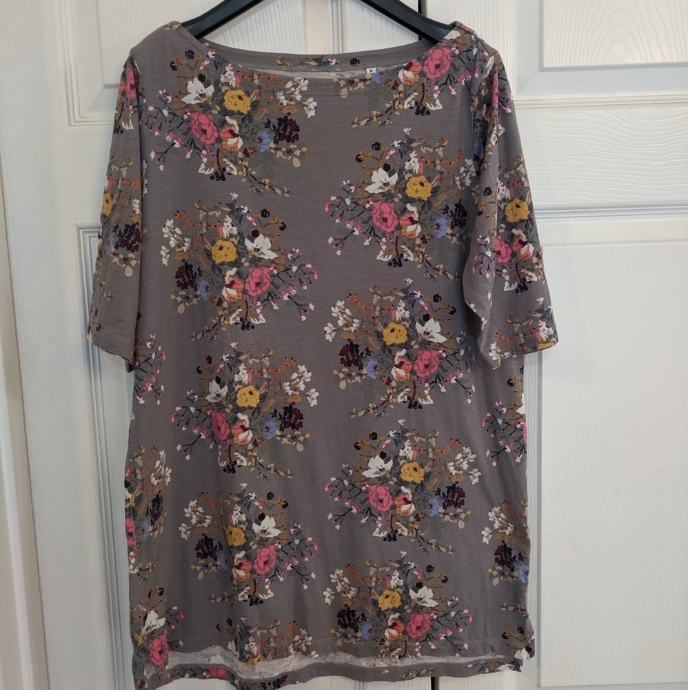 Uniqlo Gray Cotton Shirt